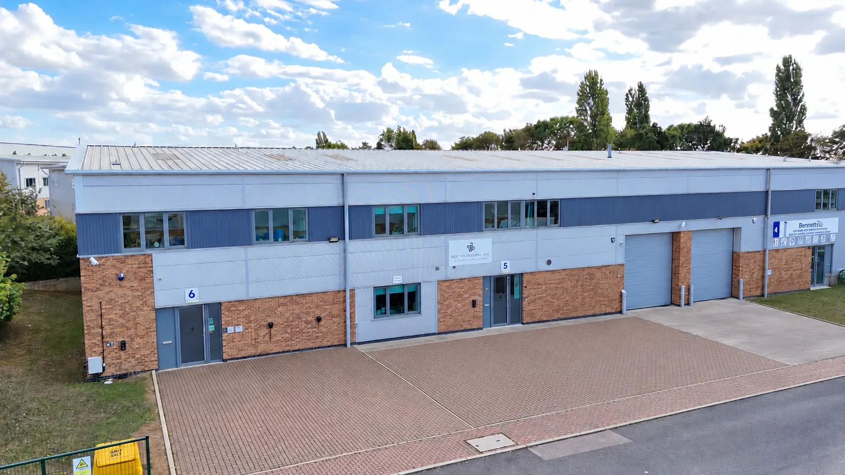 Unit 5 and 6 Marshgate Business Centre, Harlow, Industrial To Let - External drone shot.jpg