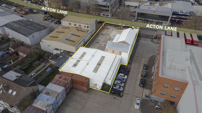 151-153 Acton Lane, Park Royal, Open Storage / Trade Counter / Showroom / Industrial / Warehouse To Let - 6 Outlined.jpg