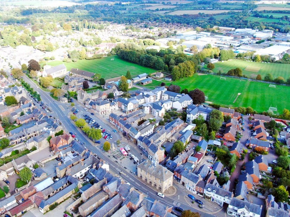 Lower Hall, Brackley Town Hall, Brackley, Retail To Let - DJI_0442.JPG