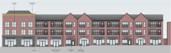 Stanton Cross Local Centre, 4 Waverley Drive, Wellingborough, Development / Development / Other / Office / Restaurant / Cafe / Retail To Let / For Sale - Retail Elevation.jpg