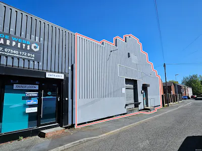 Unit 3 Holland Street, Rochdale, Industrial / Workshops To Let - Unit 3 Holland Street - front of unit.jpeg