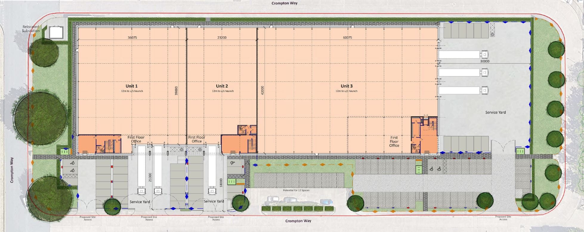 Urban Crawley, Unit 9-17, Crawley, Warehouse & Industrial To Let / For Sale - Site Plan.JPG