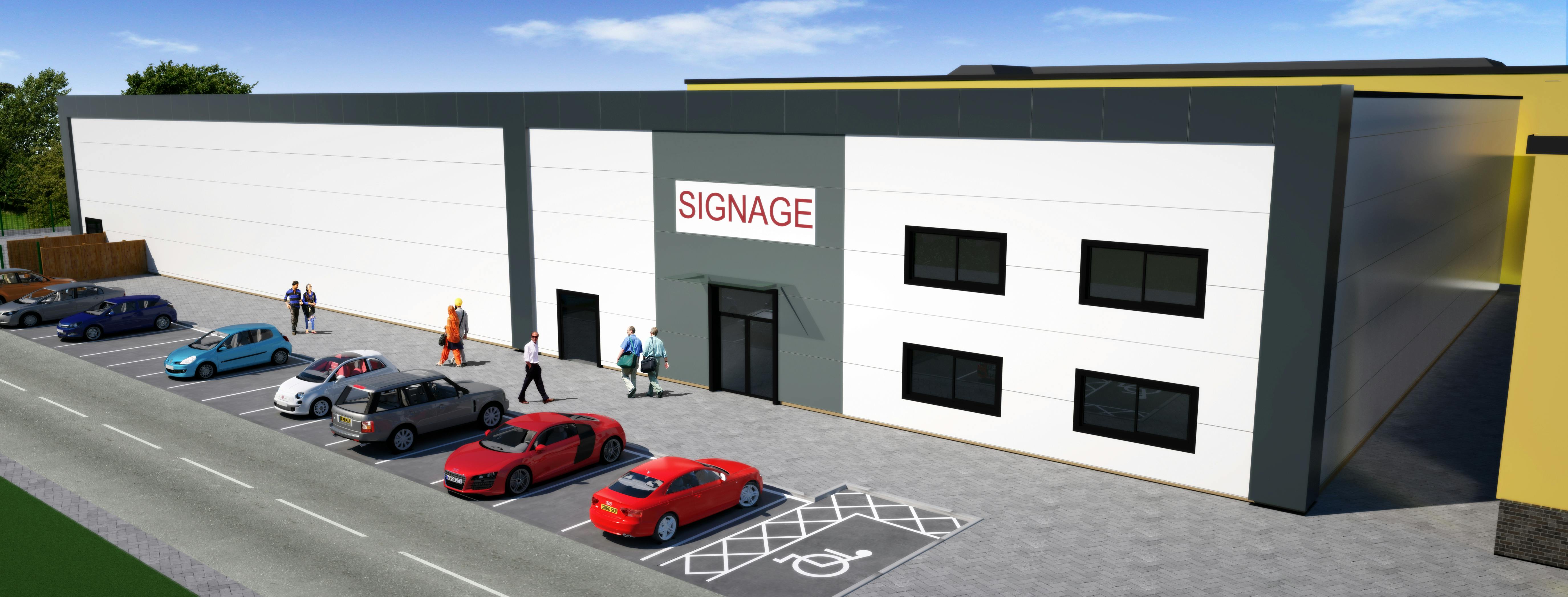 Golden Gate Park, Belgrave Circle, Leicester, Distribution Warehouse To Let / For Sale - Empolyment centre 2 FINAL.jpg