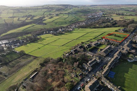 Land South of Hill Top Road,, Thornton, Bradford, Land For Sale - DJI_0609_edit_red_line1.jpg