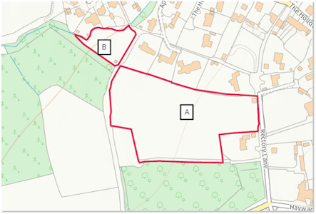 Land On The West Side Of Rectory Lane, Child Okeford, Land For Sale - Child Okeford OS Image.png