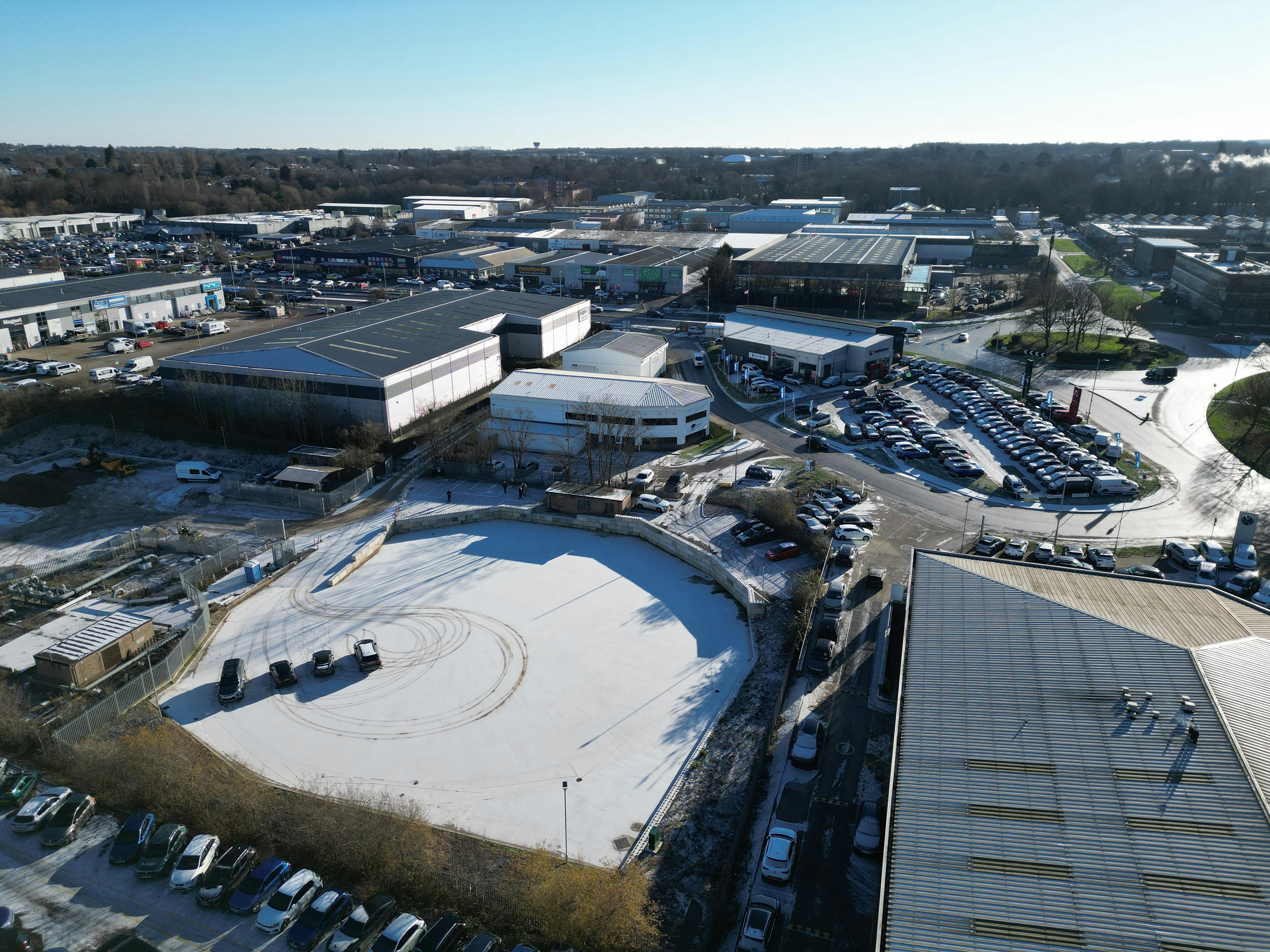 Yard at 3 Windsor Place, Harlow, Industrial To Let - DJI_0049.JPG