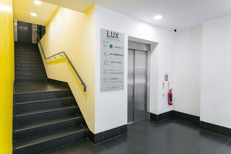 Lux Building 4th Floor, 2-4 Hoxton Square, London, Office To Let - LuxBuilding24HoxtonSquareUnits1011N16NUShoreditchOfficeLobby1DominionLondon.jpg