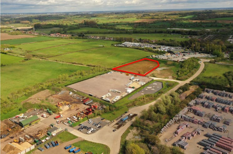 Open Storage Land, Reading, Open Storage To Let - Indicative Site Layout