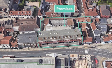 Centurion House & Mercantile House, Colchester, Investment / Retail For Sale - centurion house and mercantile house aerial shot outlined.jpg