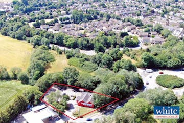 A40 Eynsham Services Site, Witney, Development / Retail To Let / For Sale - Aerial Red Lined.JPG