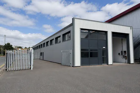 Guinness Estate, Guinness Road, Trafford Park, Industrial / Trade Counter / Urban Logistics To Let - 3 Guinness external open shutter.png