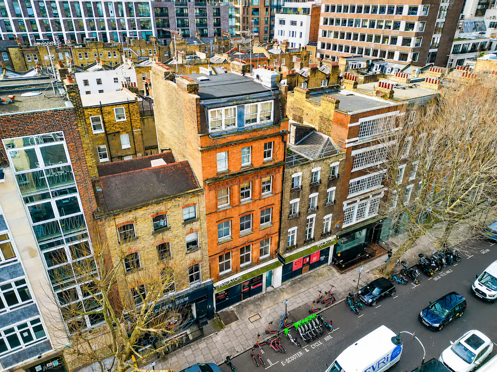 55- 57 Charlotte Street - drone 1