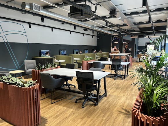 Stadium Workspace, Steel City Stadium, Sheffield Olympic Legacy Park, Sheffield, Offices To Let - Steel City Stadium Coworking Lounge 2.JPEG