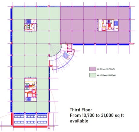 Third Floor, Kao One, Harlow, Offices To Let - Kao 1  Floor Plan.jpg