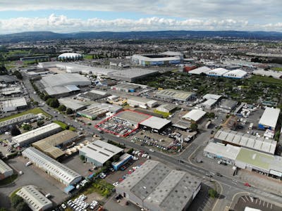 Unit 1B, Cardiff Trade Park, Cardiff, Industrial To Let - Unit 2 Cardiff Trade Park Aerial 09.jpg