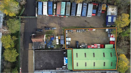 Hillside Yard, Theobalds Park Road, Enfield, Industrial/Logistics / Open Storage To Let - DJI_0510 Outlined 2.jpg