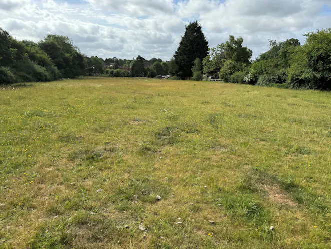 Land West of Blandys Lane, Reading, Land For Sale - View from within Lot 2 looking southeast