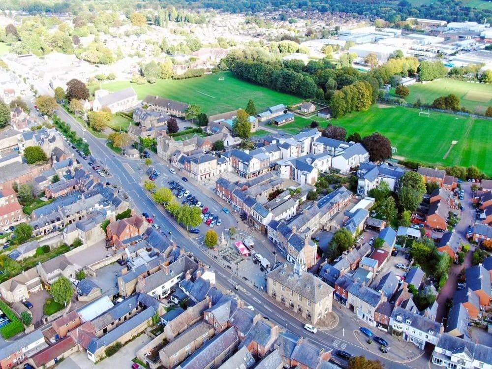 2b/c Burgess Square, Brackley, Retail To Let / For Sale - Aerial.jpg