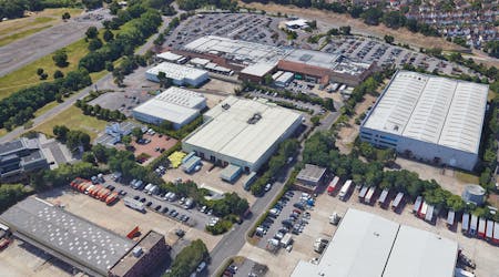 Brooklands Logistics Park, Weybridge, Industrial/Logistics / Industrial / Warehouse To Let - aerial north.jpg