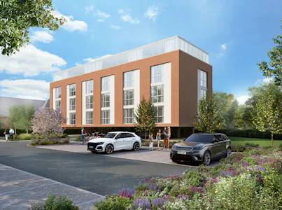 Waterside, Leas Road, Guildford, Development / Industrial / Industrial/Logistics / Land / Office / Open Storage / Trade Counter For Sale - Exterior_Front_View_Rev_0 1.jpg