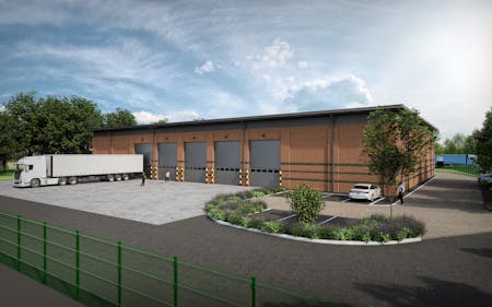 Unit RP9, Radius Park, St Anthony's Way, Feltham, Industrial / Warehouse To Let - Rear aspect - CGI