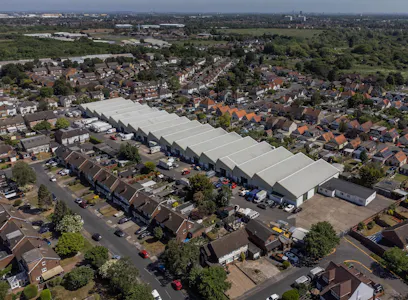 Unit 15, Ashford Business Centre, Ashford, Industrial / Warehouse To Let - aerial.jpeg