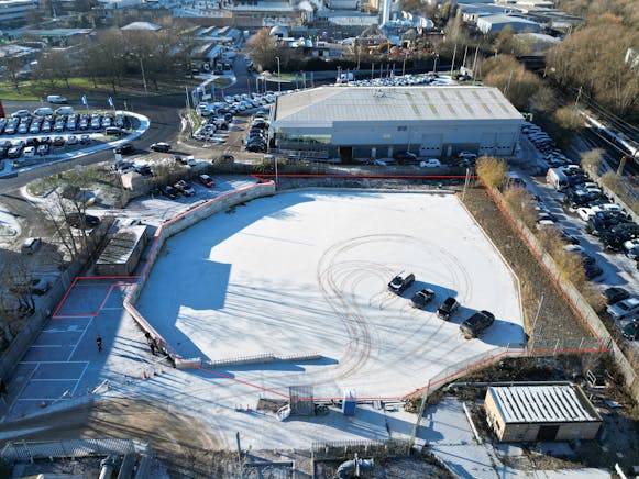 Yard at 3 Windsor Place, Harlow, Industrial To Let - DJI_0040 Redline v2.jpg