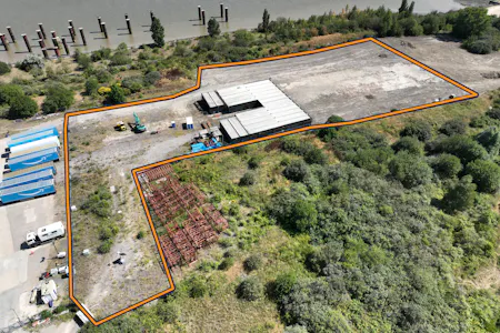 Beckton Gas Works, Armada Way, London, Open Storage To Let - Outlined2 DJI_20260711150220_0001_V.png