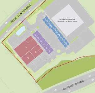 Burnt Common Business Park, London Road, Woking, Industrial / Light Industrial To Let - Burnt common site plan  July 2025.jpg