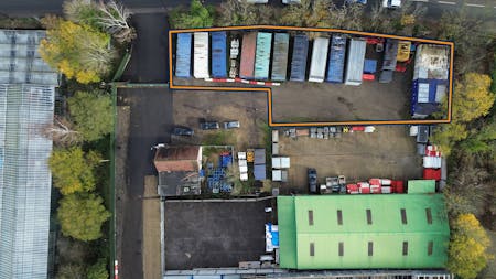Hillside Yard, Theobalds Park Road, Enfield, Open Storage To Let - DJI_0510 Outlined 3.jpg