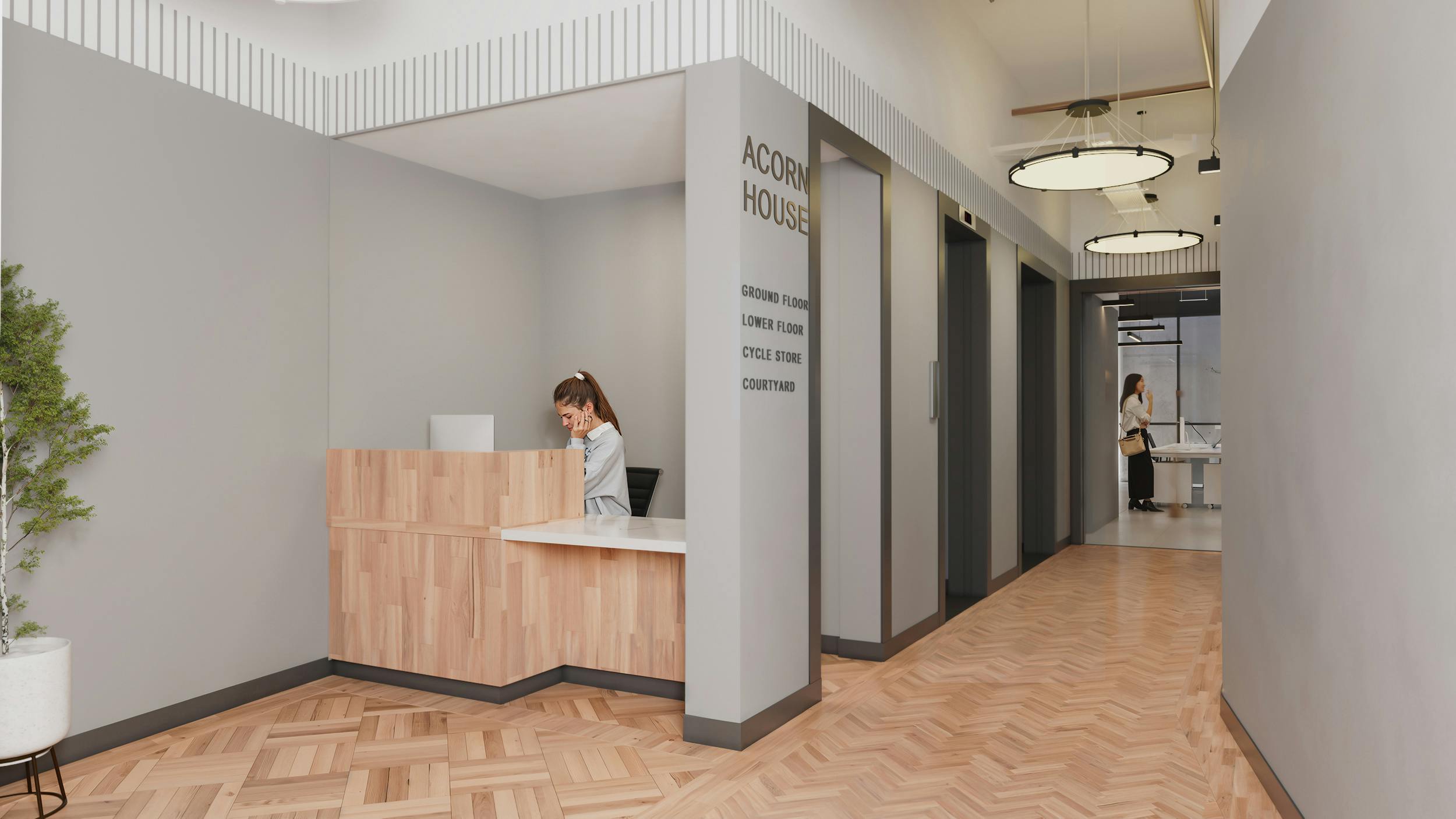 Acorn House, 314 - 320 Gray's Inn Road, London, Offices To Let - Acorn House, 314 - 320 Gray's Inn Road, London WC1X 8DP - Reception.jpg