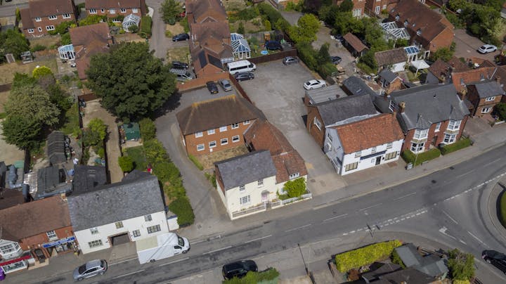 Development Opportunity, Fifty Seven Lower Road, Chinnor, Investment / Land / Office / Residential For Sale - AERIAL 1.jpg