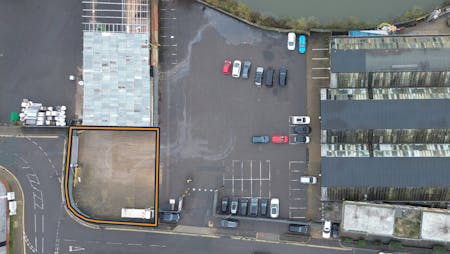 28-30 Hythe Road, London, Open Storage To Let - DJI_0660 Cropped Outlined.jpg