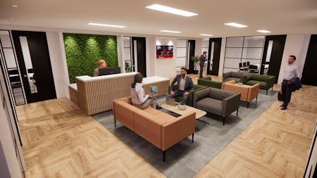 Yarnwicke, 119-121 Cannon Street, London, Office To Let - 1st Floor Reception CGI