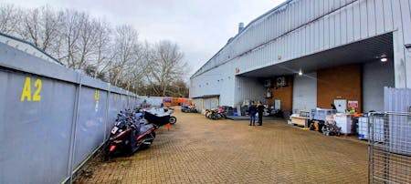 Unit 5 Thorpe Industrial Estate, Alpha Way, Egham, Industrial/Logistics / Industrial / Warehouse Lease Assignment - Unit 5, Alpha Way, Egham internal image, warehouse, industrial unit external secure yard to laoding doors.jpg