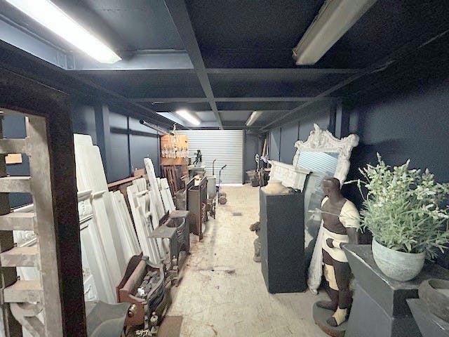 Side of 38 to 40 High Street, Bagshot, Industrial / Retail To Let - Single height 1.jpg