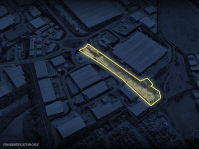 Land at Boscombe Road, Dunstable, Development Land / Development Potential / Development Site / Industrial Land / Land / Land / New Build / Open Storage / Yard For Sale - Boscombe Rd Aerial Outline.jpg