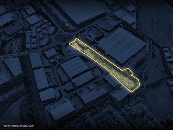 Land at Boscombe Road, Dunstable, Land/Yard For Sale - Boscombe Rd Aerial Outline.jpg