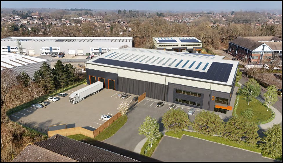 Connect 5, Bartley Way, Hook, Warehouse & Industrial To Let - Aerial 2  CGI.png