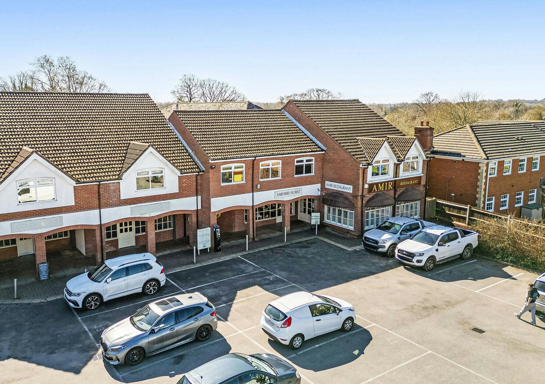 Shop 9  Oakmede Place, Bracknell, A3 / Retail To Let - Binfiled Shop 9 Aerial.jpg
