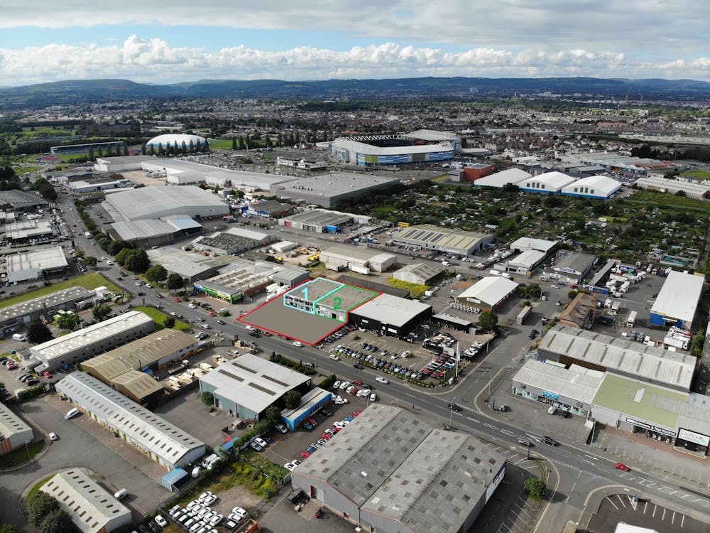 Units 1 and 2, Cardiff Trade Park - Unit 2 Cardiff Trade Park Aerial 09.jpg