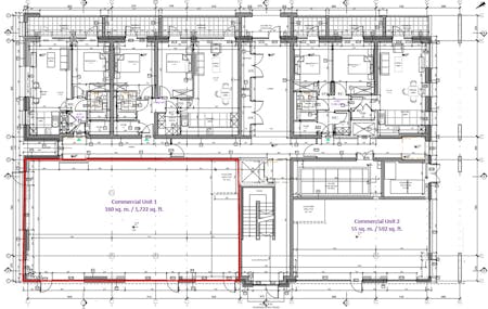 Unit 1 Balfe Court, Dublin 12, Retail To Let - Unit 1 Balfe Court - Floor Plan.jpg