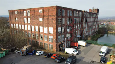 Ground Floor, Cobden Mill, Farnworth, Light Industrial To Let - Front Elevation