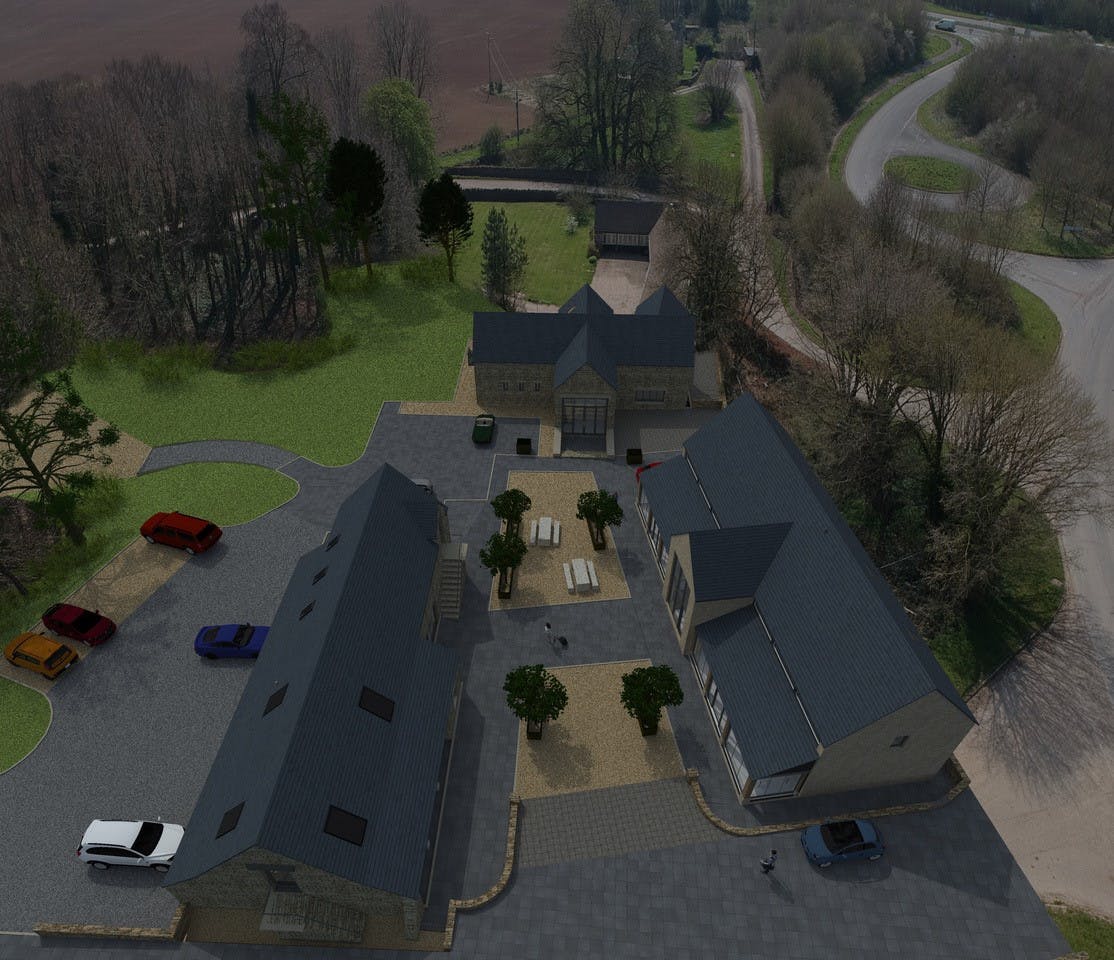 Elkstone Studios, Elkstone, Office To Let - Elkstone aerial.jpg