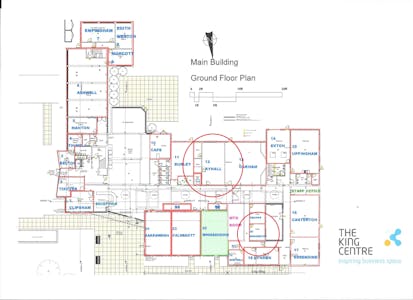 The King Centre, Oakham, Main Road, Oakham, Office To Let - GF Plan Braunston and Ryhall.jpg