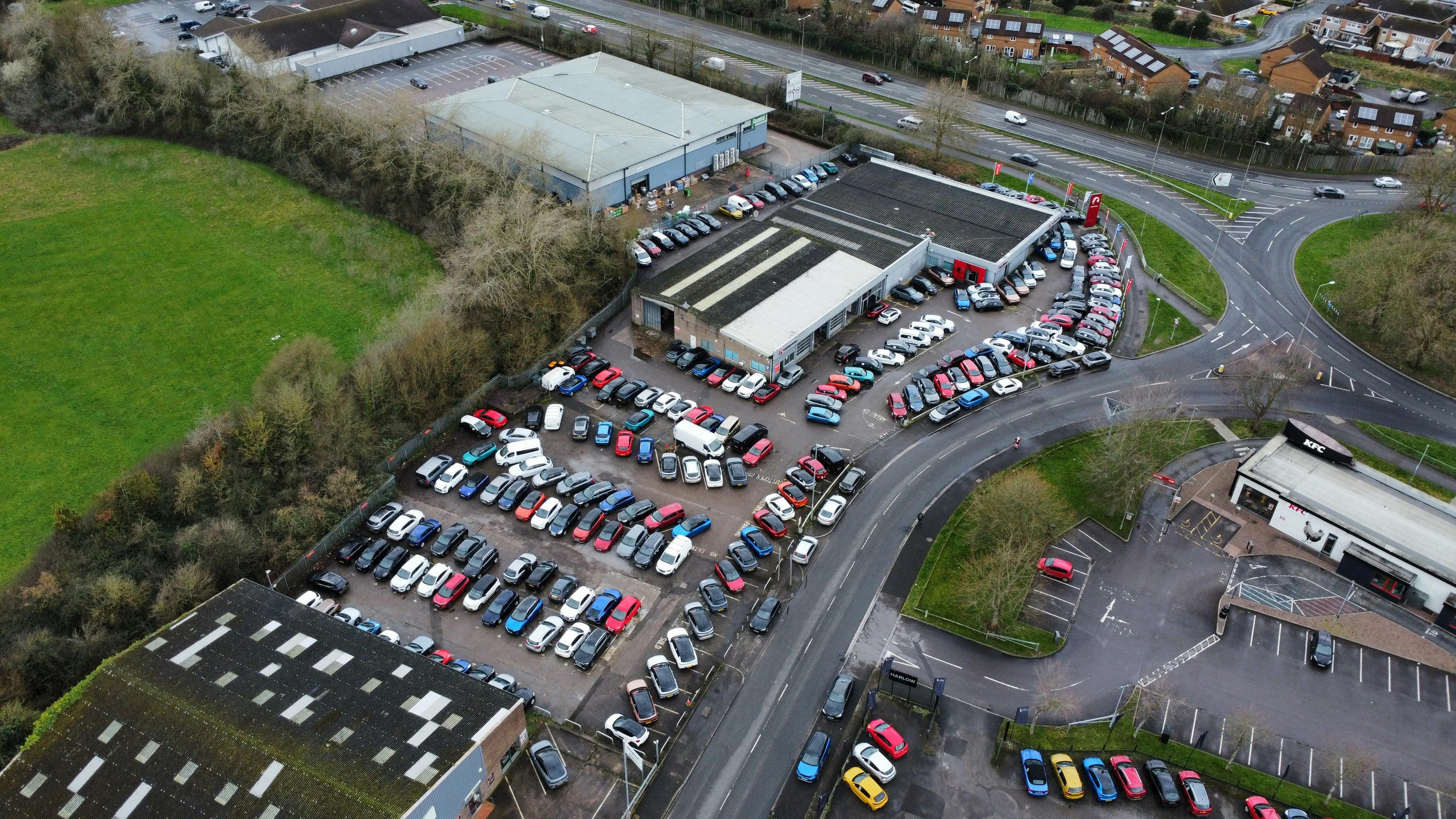 Car Showroom and Warehouse, 1 Spytty Road, Newport, Industrial/Logistics / Retail / Trade Counter To Let - dji_fly_20260224_093946_519_1771929154778_photo_optimized.jpeg