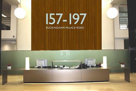 157-197 Buckingham Palace Road, London, Office To Let - Reception 1.jpg