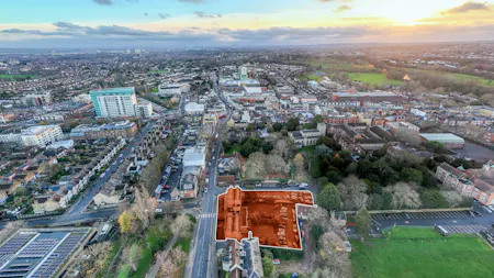 58-60 Silver Street and Church Lane Car Park,, London, Land For Sale - Silver_Street+boundary_2.jpg