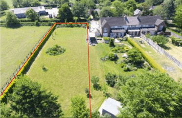 Land at Laughton, Lutterworth, Land / Residential For Sale - Aerial annotated.png - More details and enquiries about this property