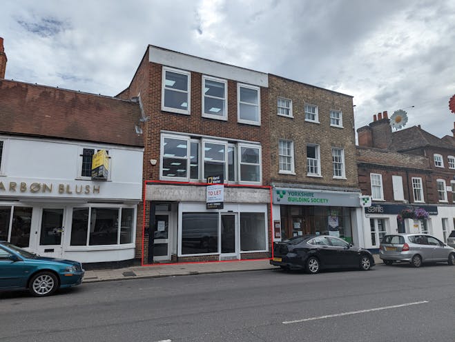 252 High Street, Guildford, D1 Premises / Leisure / Retail To Let - GFFrontRedlineClose.jpg